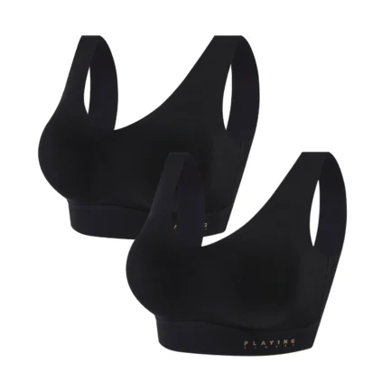 Silk Ice 2PC Seamless Women Bras Sleep Women's Vest Underwear Trackless Sports Bra Push Up Solid Color Bralette Лифчики Женские - Image 5