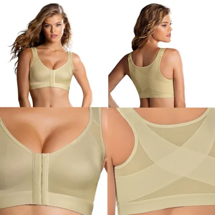 S-5XL Posture Corrector Lift Up Bra Women New Cross Back Bra Breathable Underwear Shockproof Sports Support Fitness Vest Bras - Image 9