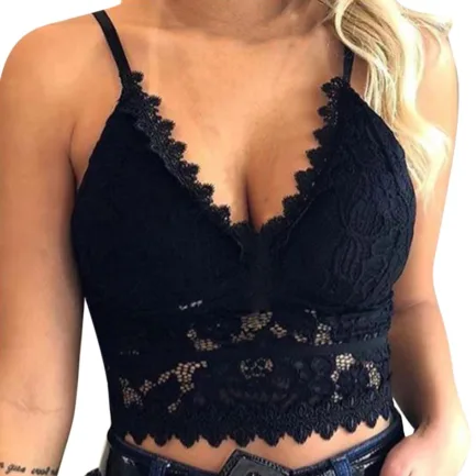 Women Bras Lingerie Sexy Bralette Women Plus Size Vest Crop Wireless Bras Lingerie Sexy V-neck Lingerie Underwear Bras Топ - Image 12