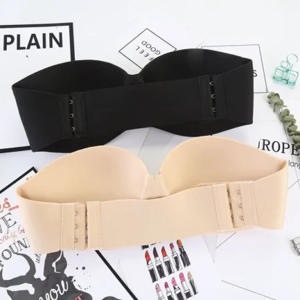 Womens Tube Tops Invisible Strapless Bra Underwear Sexy Solid Seamless Push Up Bra Wireless Mold Cup Bralette Lingerie - Image 10