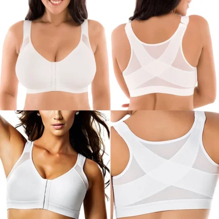 S-5XL Posture Corrector Lift Up Bra Women New Cross Back Bra Breathable Underwear Shockproof Sports Support Fitness Vest Bras - Image 23