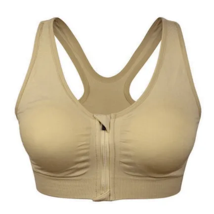 Women Sports Bra Front Zipper Closure Push Up Bras Shockproof Fitness Vest Removable Padded Wireless Tops Sports Tops Lady Bra - Image 9