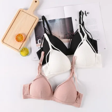 Cotton Underwear Seamless Sports Bra Comfort Breathable Wild Solid Color Bras Sexy Lingerie Women's Intimates - Image 19