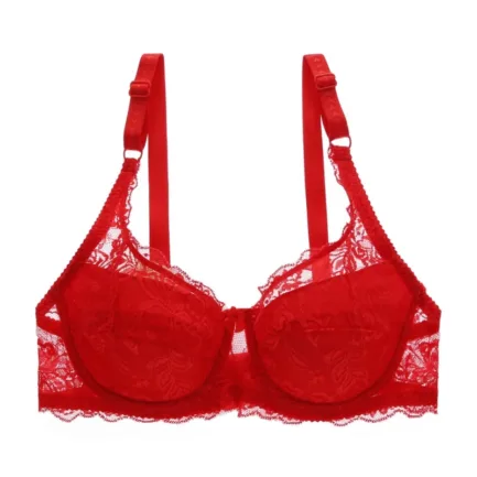 Women Lace Bra Sexy Unlined Underwire Push Up Bra Lingerie Intimates Bralette Women Full Lace Brassiere Underwear Bras - Image 18