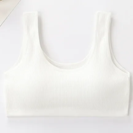 Cotton Sports Bra Women Push Up Solid Sport Tops Jogging Gym Fitness Running Yoga Girl Breathable Underwear - Image 13