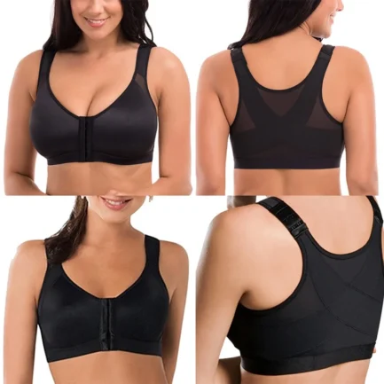 S-5XL Posture Corrector Lift Up Bra Women New Cross Back Bra Breathable Underwear Shockproof Sports Support Fitness Vest Bras - Image 20