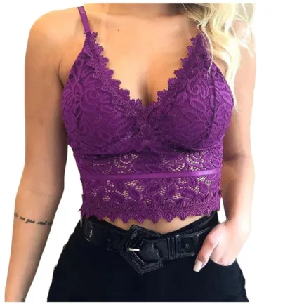Women Bras Lingerie Sexy Bralette Women Plus Size Vest Crop Wireless Bras Lingerie Sexy V-neck Lingerie Underwear Bras Топ - Image 7