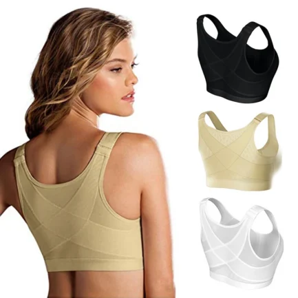 S-5XL Posture Corrector Lift Up Bra Women New Cross Back Bra Breathable Underwear Shockproof Sports Support Fitness Vest Bras - Image 8