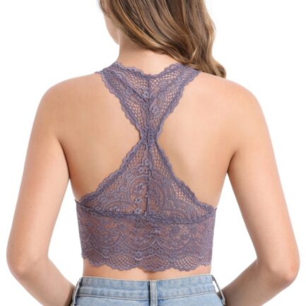 Women's Comfort Bra Front Buckle Seamless Vest Lace Bra Large Size Underwear Adjustable Sports Breathable Bra Beauty Back - Image 16