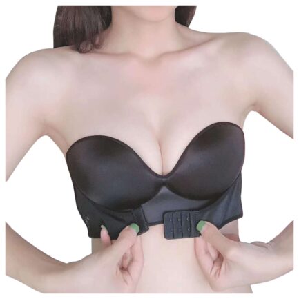 Ladies strapless non-slip gather Invisible Bras Strapless Seamless Dress Bra adjustment non-wireless dress bra - Image 25