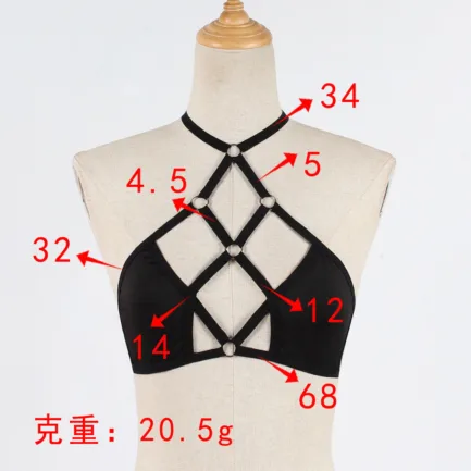 Sexy Bandage Bra Women Girl Hollow Out Elastic Cage Bra Strappy Halter Bra Women'S Underwear Lady Intimates Clothes Рука L2 - Image 14