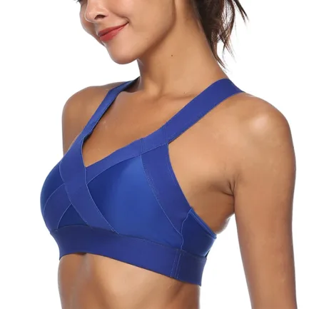 1PC Sports Bra High Stretch Breathable Top Fitness Women Padded for Running Yoga Gym Seamless Crop Bra Gradient Sport Bra - Image 8