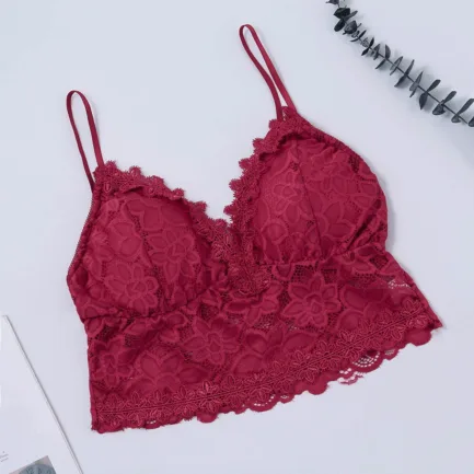 Women Bras Lingerie Sexy Bralette Women Plus Size Vest Crop Wireless Bras Lingerie Sexy V-neck Lingerie Underwear Bras Топ - Image 30
