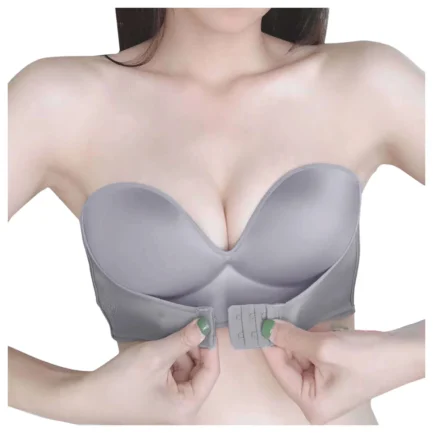 Ladies strapless non-slip gather Invisible Bras Strapless Seamless Dress Bra adjustment non-wireless dress bra - Image 9