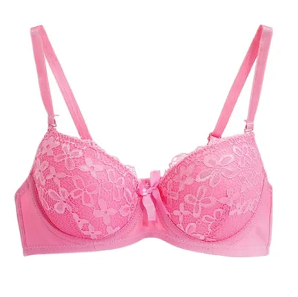Plus Size Women Push Up Bra Sexy Lace Bra Cotton Intimate Brassiere Thin Cup Bra Full Cup Red Bras 6 Color - Image 3