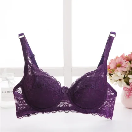 Women Lace Bra Sexy Unlined Underwire Push Up Bra Lingerie Intimates Bralette Women Full Lace Brassiere Underwear Bras - Image 13