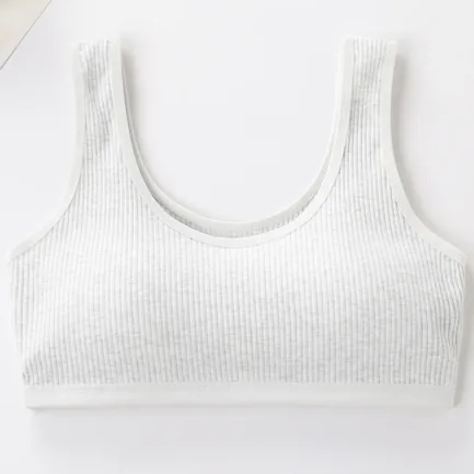 Cotton Sports Bra Women Push Up Solid Sport Tops Jogging Gym Fitness Running Yoga Girl Breathable Underwear - Image 9