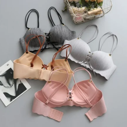 2020 Women Sexy Super Push Up Bras Seamless Underwear Wire Free Female Bralette Beauty Back Lingerie Ladies Brassiere 2021 - Image 18