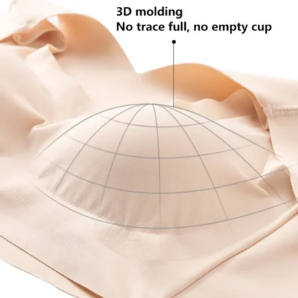 Humpback Corrected Seamless Latex Underwear Two-in-One Gathering Adjustable Front Buckle Underwireless Bra Women Bras - Image 22