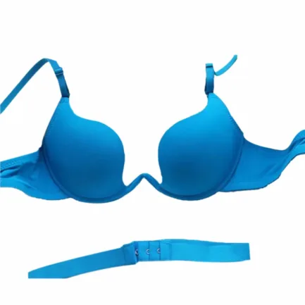 Women Deep U Push Up Sexy Bra Beautiful Back Thin Half Cup Solid Color Lingerie Underwire Underwear Soutien Gorge - Image 12