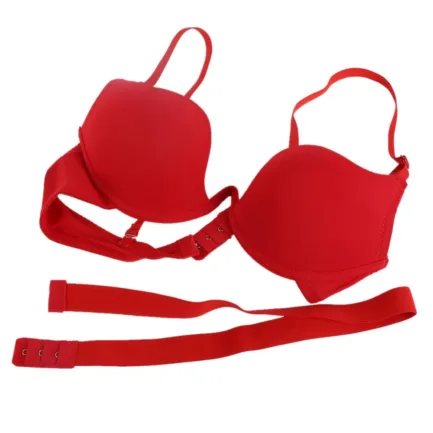 Women Deep U Push Up Sexy Bra Beautiful Back Thin Half Cup Solid Color Lingerie Underwire Underwear Soutien Gorge - Image 13