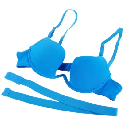 Women Deep U Push Up Sexy Bra Beautiful Back Thin Half Cup Solid Color Lingerie Underwire Underwear Soutien Gorge - Image 15