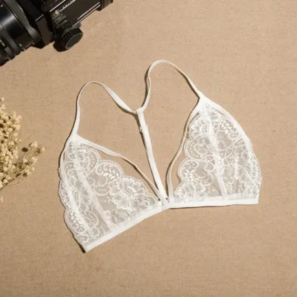 Sexy Women Floral Lace Bra Black Lingerie Bustier Sheer Bralette Unpadded Brassiere For Female S-XL - Image 13