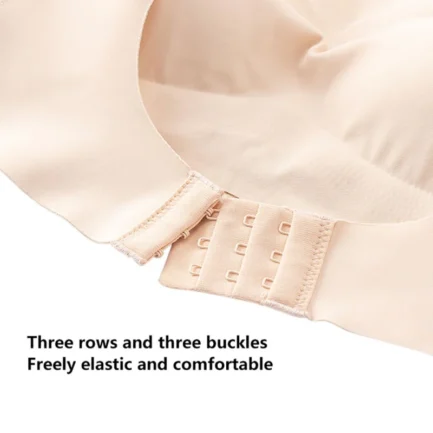 Humpback Corrected Seamless Latex Underwear Two-in-One Gathering Adjustable Front Buckle Underwireless Bra Women Bras - Image 23