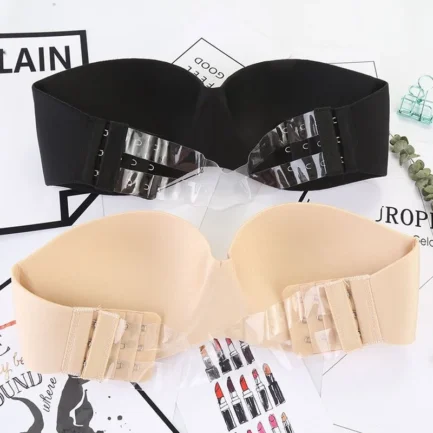 Womens Tube Tops Invisible Strapless Bra Underwear Sexy Solid Seamless Push Up Bra Wireless Mold Cup Bralette Lingerie - Image 11