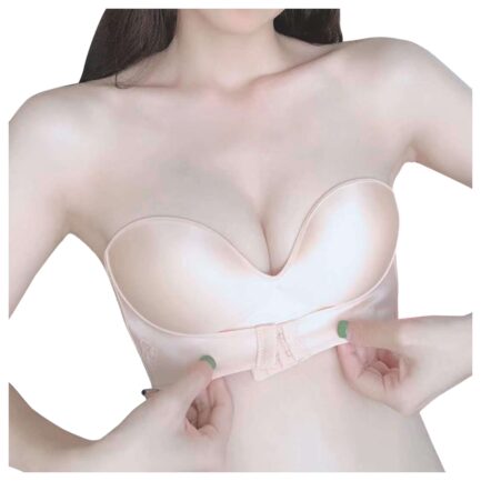 Ladies strapless non-slip gather Invisible Bras Strapless Seamless Dress Bra adjustment non-wireless dress bra - Image 37