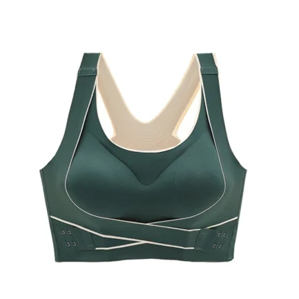 Active Underwear Women Shockproof Gathering Anti Droop Fitness Back Vest Traceless Sports Underwear No Steel Rings Bra - Image 12