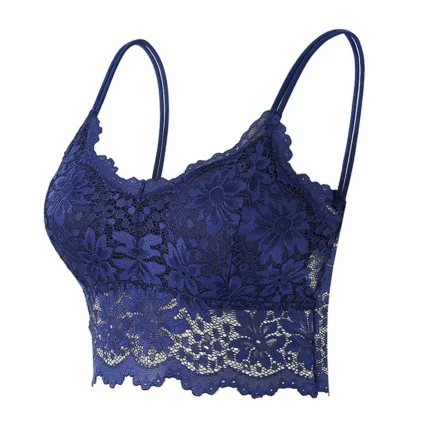 Plus Size Strapless Lace Bra Women Wireless Bra Padded Vest Crop Tops Corsets Temptation Seamless Underwear Sexy Bralette Ropa - Image 12