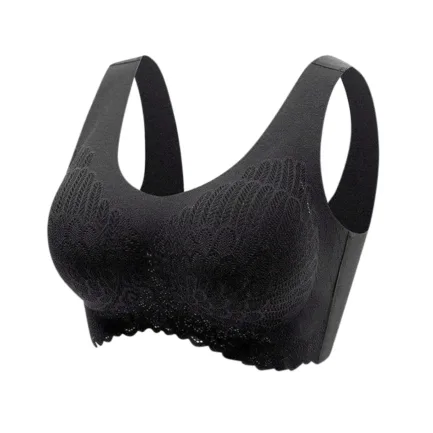 Thin Cup Lace Bra For Women High Elastic Solid Color Wrapped Chest Breathable Brassiere Shockproof Push Up Sexy Lingeries - Image 13