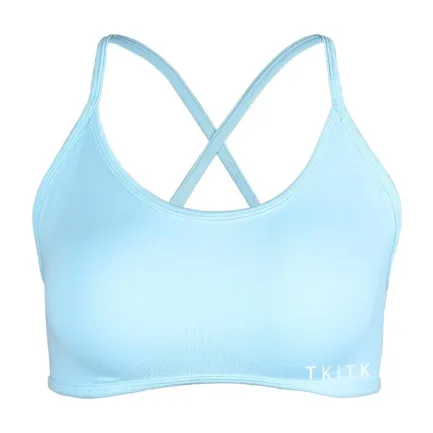 2Pieces TKITK Dynamic Backless Sports Bra Seamless Spandex Woman Fitness Elastic Breathable Enhancement Leisure Sports Underwear - Image 40