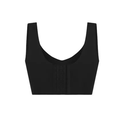 Women Fitted V-Neck Seamless Bra Tank Top Built-in thin Bra Cup Hide Back Fat Full Back Coverage Underwire Steel Bones Bra - Image 21