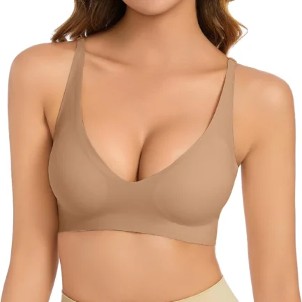 Women'S Bra Lingerie Women'S Bra Without Underwire V Neck Comfort Soft Bra Push Up Seamless Bra Lightly Padded Sujetadores Sexys - Image 10