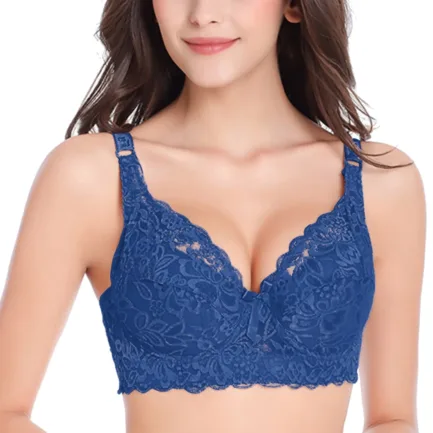 Womens Sexy Lace Gathered Bra Straps Breast Cup Underwear (no Underwire) Breast Milk Cups for Bra Strapless Bra for Women - Image 13