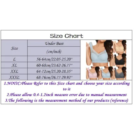 Seamless Womens Bras Large Size Top Support Show Small Comfortable No Steel Ring Underwear Yoga Fitness Sleep Vest - Image 13