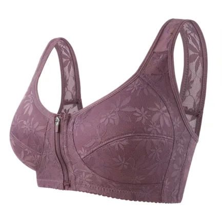 18 Fancy Women Underwear Bras Women'S Comfort Sports Bra Jacquard Zipper Wireless Breathable Yoga Bra Sleep Sujetadores Sexys - Image 9