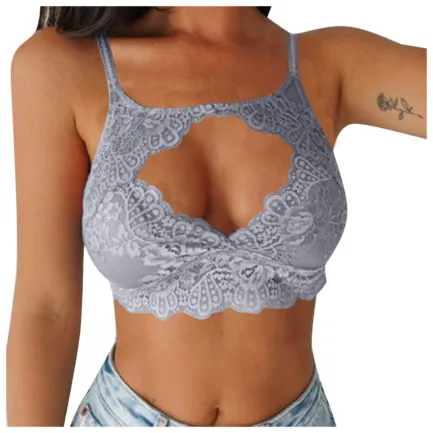Wireless Push Up Bra Sexy Lace Hollow Bralette Women Breathable Underwear Fashion Lingerie Seamless Bras Femme Brassiere - Image 25