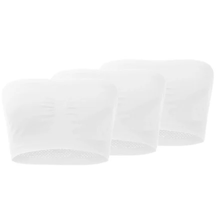 Sleep & Lounge Bras 3 Pieces Womens Non Padded Bandeau Sprots Bra Strapless Convertible Bralettes Basic Layer Top ملابس داخلية - Image 14