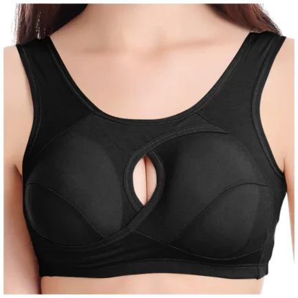 Women's Sports Bras Shockproof Upper Support Gathered Bra Push Up Sexy Lingerie Fitness Seamless Underwear Wireless Brassiere - Image 9
