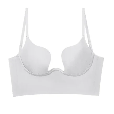 Women Solid Low Bras U Shape Backless Multiple Convertible Straps Underwire Fashion Backless Adjustable Shoulder Strap Lingerie - Image 17