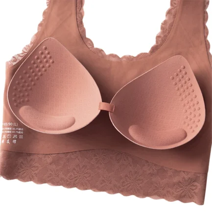 Women Bras Bralette Top Sexy Lace Flowers Underwear Ladies Beauty U Shape Back Lingerie Sports Push Up Bra Cozy Chest Tube Top - Image 17