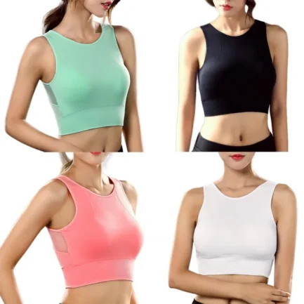 Women's Wire Free Sport Bras Everyday Bras Comfortable Active Bra Running Exercise Yoga Beautiful Back Fasting Dry Bras - Image 8