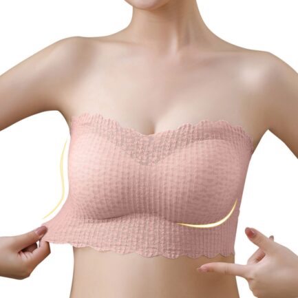 Womens Seamless Unwired Strapless Women Sexy Solid Tube Tops Female Girls Sling Breast Warp Bra Student No Steel Ring Underwear - Image 16