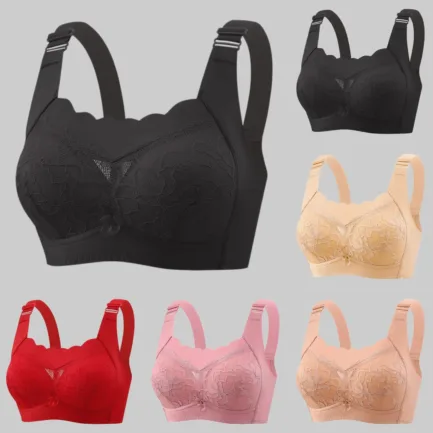 Women'S Plus Size Breathable Bra Without Steel Rims Gathered With Complementary Breasts Sexy Lingerie Bra Womens Bra Wireless - Image 14