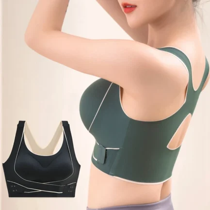 Active Underwear Women Shockproof Gathering Anti Droop Fitness Back Vest Traceless Sports Underwear No Steel Rings Bra - Image 20