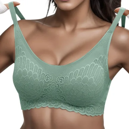 Thin Cup Lace Bra For Women High Elastic Solid Color Wrapped Chest Breathable Brassiere Shockproof Push Up Sexy Lingeries - Image 7