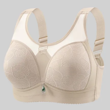 Large Size Soft Bra Female'S Gathered Bralette Non Steel Ring Comfortable Underwear Gathering Soft Light Bra Breathable белье - Image 12